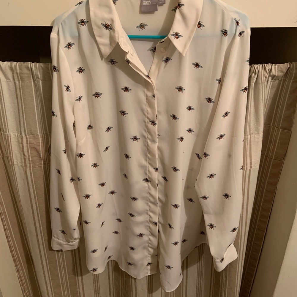 ASOS Curve bee button down